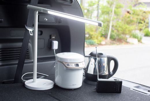 電気自動車は災害時の強い味方。